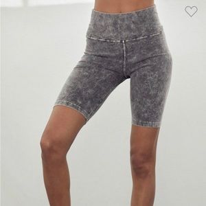 Women’s Acid Wash Biker Shorts